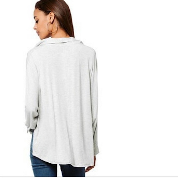 Free People We The Free Can't Fool Me Tee Gray Womens Size S Comfy Oversized - Picture 2 of 7